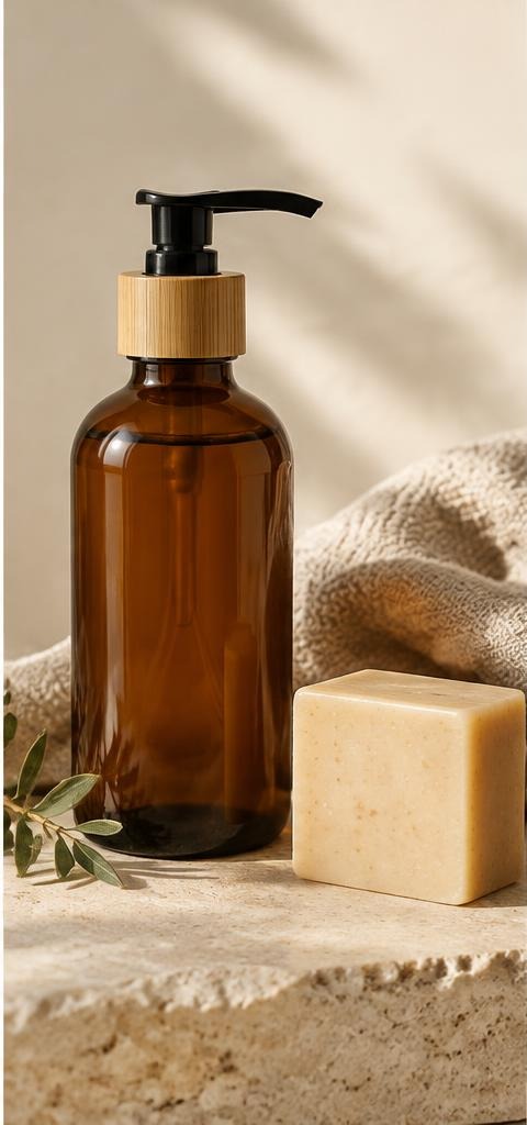Cuidado corporal de cosmética natural para profesionales